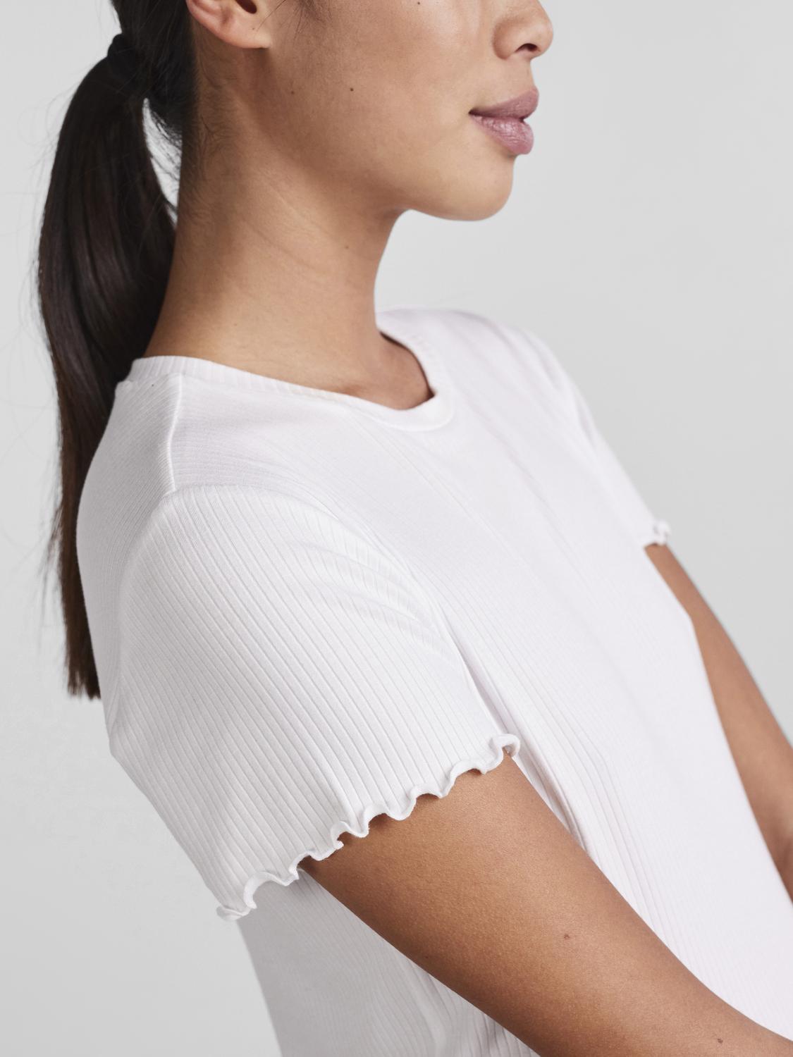 PCNICCA T-Shirt - Bright White - VERO MODA & VILA Bergvik